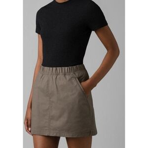 NWOT Prana Slate Gray Blue Skirt - XL